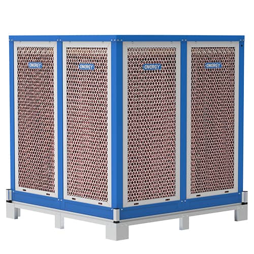 کولر سلولزی صنعتی انرژی مدل EC2500 (بدنه فلزی، هوادهی از بغل)